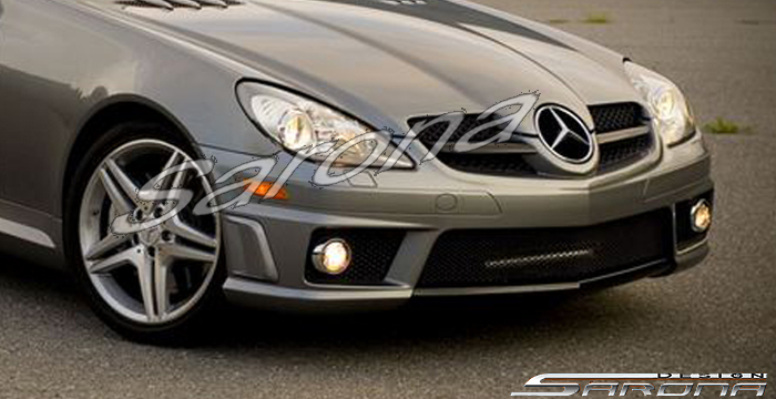 Custom Mercedes SLK  Convertible Front Bumper (2005 - 2011) - $890.00 (Part #MB-065-FB)